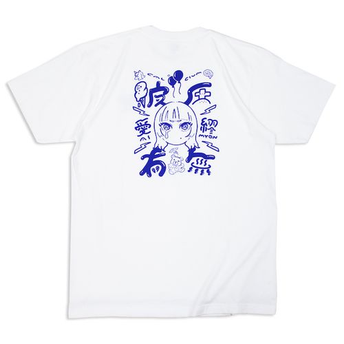 不機嫌ガール Tシャツ/ホワイト
