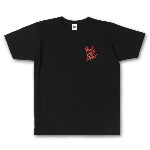 New Logos Order Ver. 1.01 character T-shirt (Black)