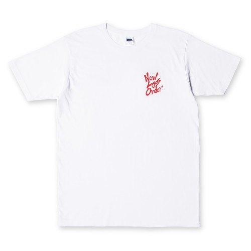 New Logos Order Ver. 1.01 character T-shirt (White)