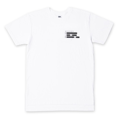New Logos Order Ver. 1.01 Lyric T-shirt (White)