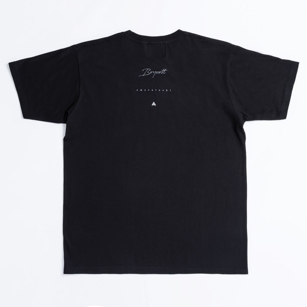 amazarashi BOYCOTT T-shirt /Black