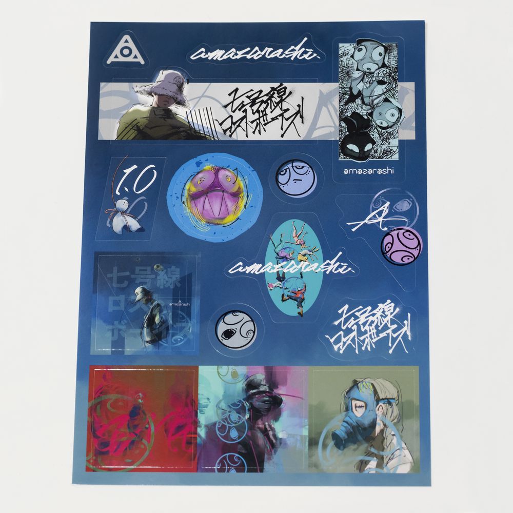 「七号線ロストボーイズ」Sticker Sheet
