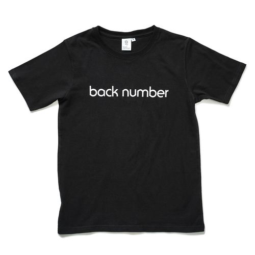 胸にback numberTシャツ(ツアーロゴT)/ブラック