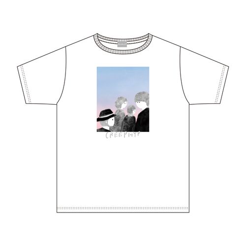 クリープハイプの夜明けTシャツ(ホワイト)