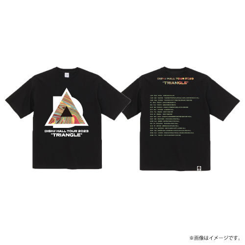 [DISH//]TRIANGLE Tour T-shirts(Black)