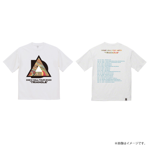 [DISH//]TRIANGLE Tour T-shirts(White)
