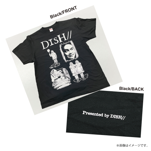 [DISH//]TRIANGLE Horror T-shirts（Black）