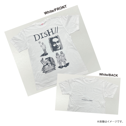 [DISH//]TRIANGLE Horror T-shirts（White）