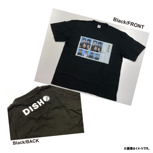[DISH//]TRIANGLE ID photo T-shirts(Black)