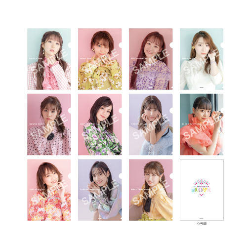 商品詳細ページ Love Official Shop 3周年ランダムクリアファイル