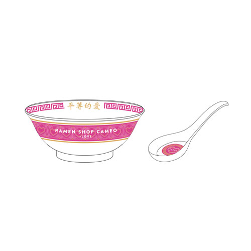 商品詳細ページ Love Official Shop Cameo ラーメンどんぶり レンゲセット