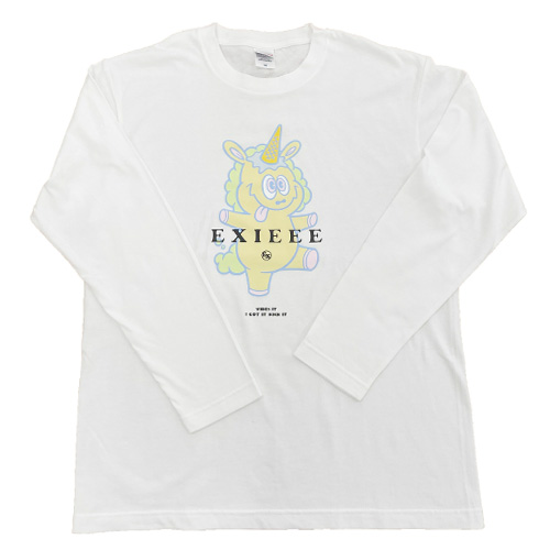 【EXIEEE×entrance】 ロンTシャツ(ユニコーン) / ホワイト