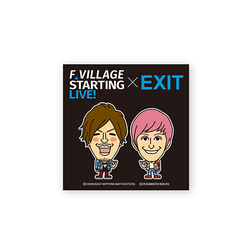 「F VILLAGE STARTING LIVE!」EXITファンクラブ限定 ステッカー