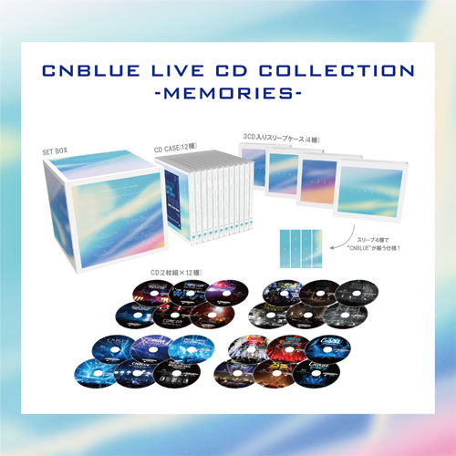 商品詳細ページ Fnc Japan Online Store Cnblue Live Cd Collection Memories 全12 作品boxセット