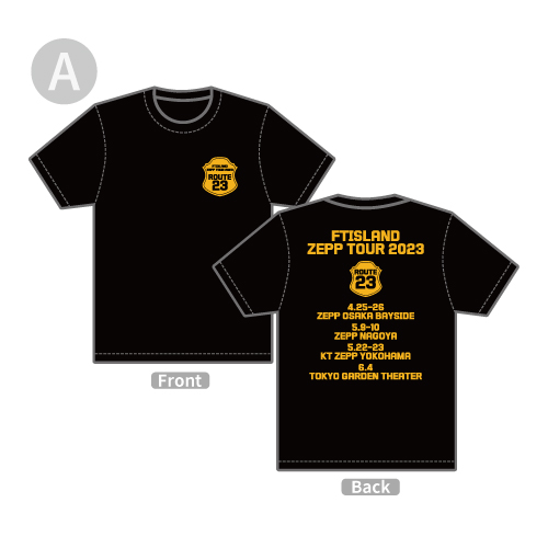 [先行販売] Tシャツ【FTISLAND ZEPP TOUR 2023 ～ROUTE23～】