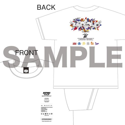 HYPED-UP 01 Tシャツ(WHITE)【Sサイズ】[ヒプノシスマイク3DCG LIVE]
