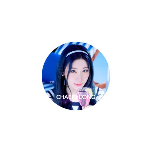 JYP JAPAN POPUP STORE 2023 ITZY OFFICIAL GOODS 缶バッチ【CHAERYEONG】