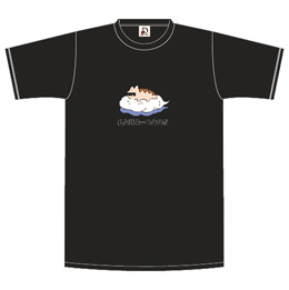 雲乗りレンちゃんTシャツ/ブラック