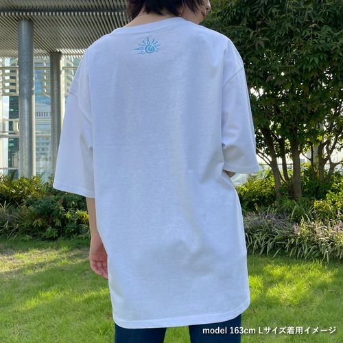 "Summer God" Patch BIG Tee -White-