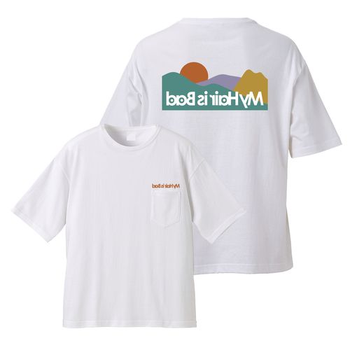 商品詳細ページ My Hair Is Bad Online Shop 21dx サンライズポケットtシャツ 白