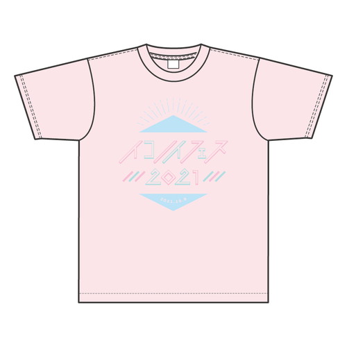 【通常配送】イコノイフェス Tシャツ(ピンク) 