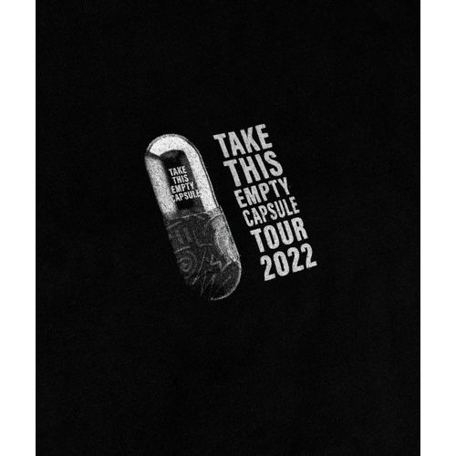 "Take This Empty Capsule" tour T-shirts/Black