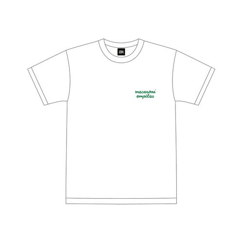 爽やか刺繍Tシャツ/ホワイト