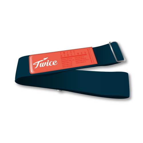 TWICE JAPAN SEASON'S GREETINGS 2019 "TWICE AIRLINES" SPECIAL GOODS キャリーベルト
