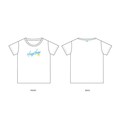 「HAPPY HAPPY」RELEASE EVENT　Tシャツ/ホワイト
