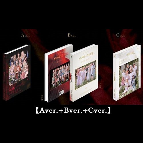 TWICE　THE 9TH MINI ALBUM『MORE & MORE』輸入盤【Aver.+Bver.+Cver.】3形態セット