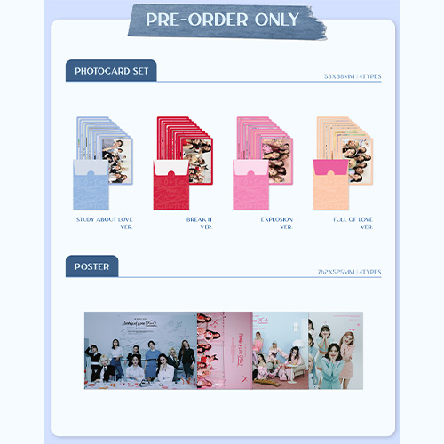 TWICE 3rd Full ALBUM『Formula of Love:O+T=<3』輸入盤　4形態セット