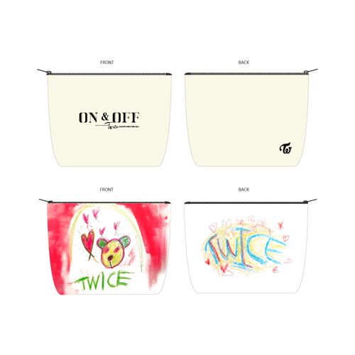TWICE JAPAN SEASON'S GREETINGS 2021 "ON&OFF" SPECIAL GOODS リバーシブルポーチ