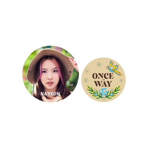 TWICE JAPAN SEASON'S GREETINGS 2022 “ONCE-WAY” SPECIAL GOODS 缶バッチセット【NAYEON】