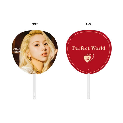 TWICE JAPAN 3rd ALBUM『Perfect World』リリース記念グッズ うちわ【CHAEYOUNG】