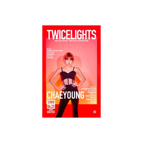 TWICE WORLD TOUR 2019 ‘TWICELIGHTS’ IN JAPAN タペストリー【CHAEYOUNG】