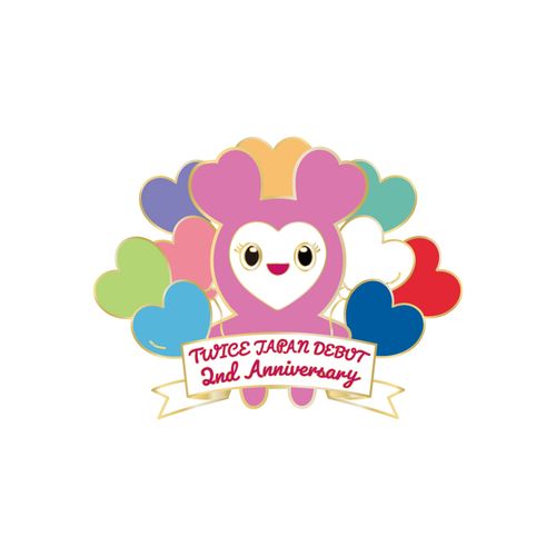 TWICE JAPAN DEBUT 2nd Anniversary Goods ピンバッチB