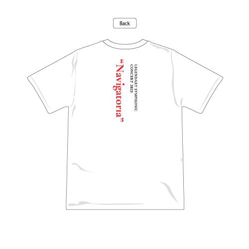 Navigatoria ツアーTシャツ【ホワイト】