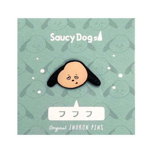 オリジナル犬くんピンバッジ(フフフ)