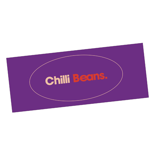 フラワーオブライフ Chilli Beans. | ロゴフェイスタオル 紫