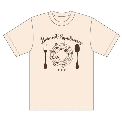 【BURNOUT SYNDROMES】注文の多い料理店―☆☆☆―　ビッグシルエットTシャツ/ナチュラル