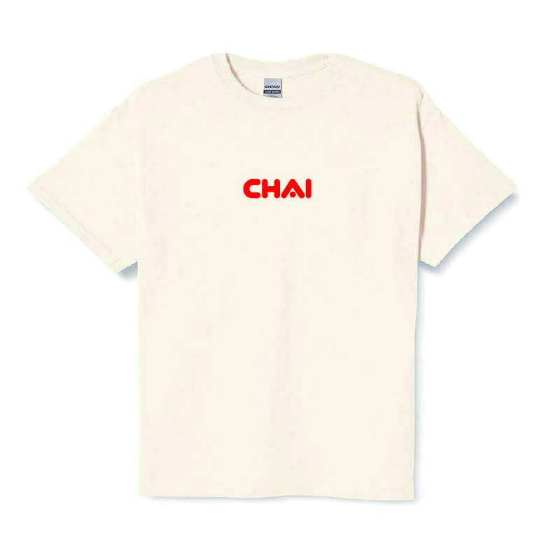 【CHAI】I am CHAI Tシャツ / ナチュラル