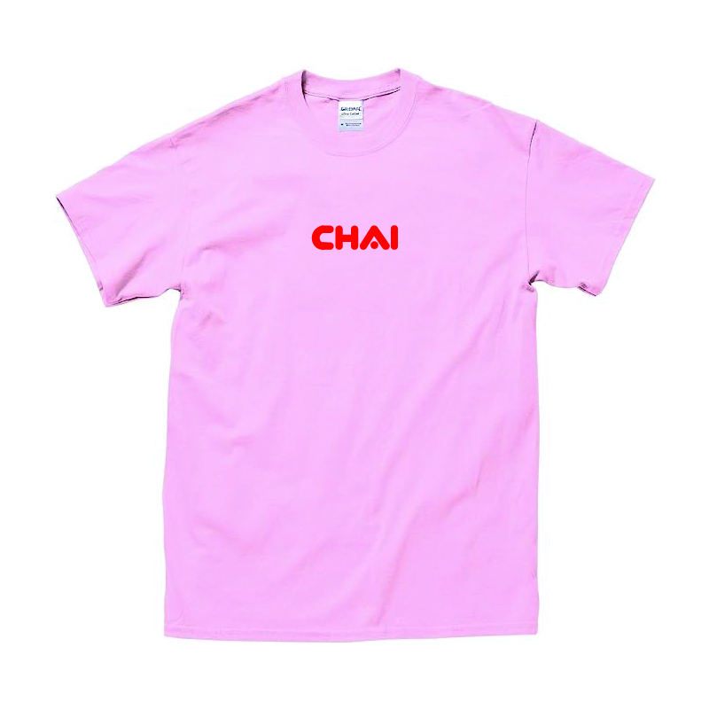 【CHAI】I am CHAI Tシャツ / ライトピンク