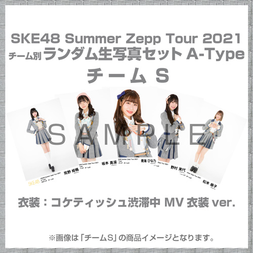 「SKE48 Summer Zepp Tour」チーム別ランダム生写真セット A-Type チームS