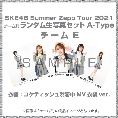 「SKE48 Summer Zepp Tour」チーム別ランダム生写真セット A-Type チームE