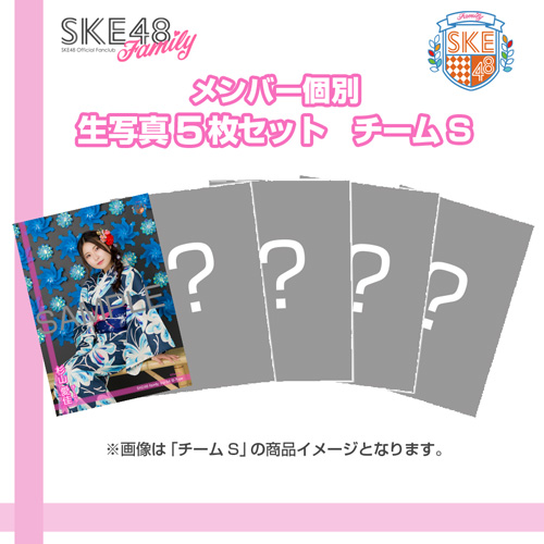 【SKE48 Family会員限定】 Vol.04 B-Type メンバー個別生写真セット チームS