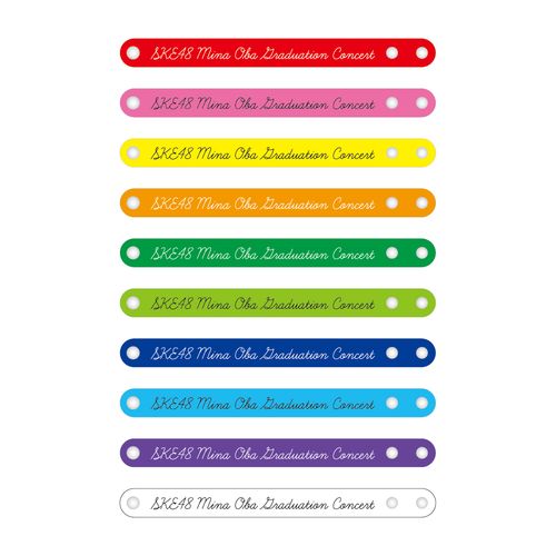 SKE48　カラーバンド　全10色