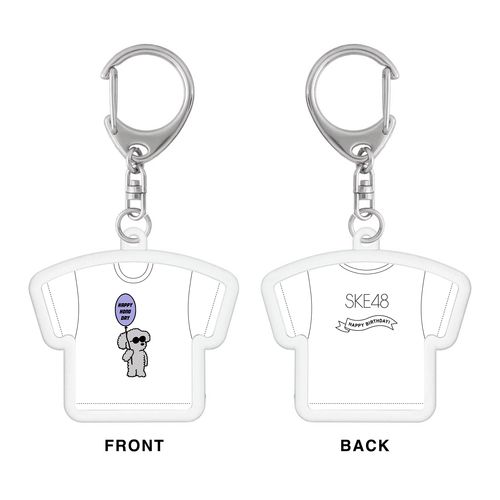 相川暖花　生誕記念Tシャツ型アクリルキーホルダー（2023年10月度）