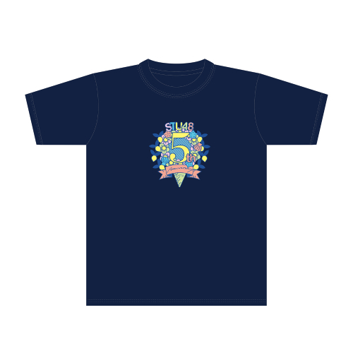 STU48 5th Anniversary Tシャツ/ネイビー