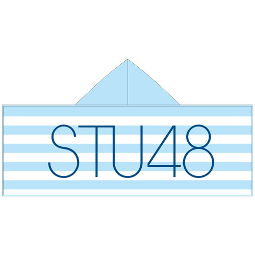 STU48 フード付きタオル