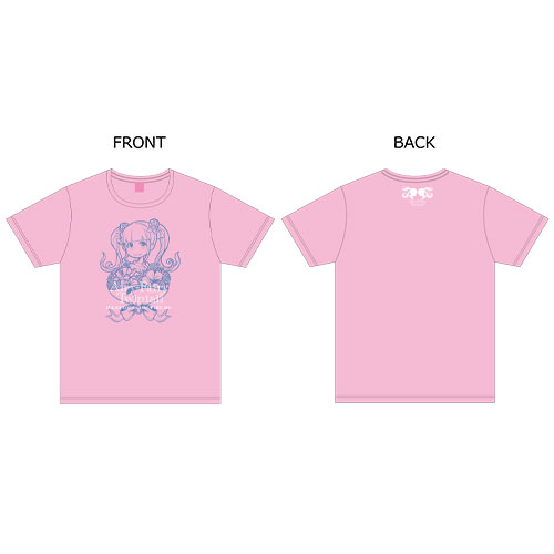 【LOVE  LIVE 2021 *Airy-Fairy Twintail* ツアーグッズ】Tシャツ　ライトピンク